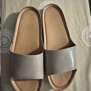 UGG Taupe Slide Sandals